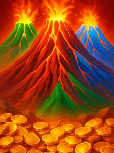3 Coin Volcanoes